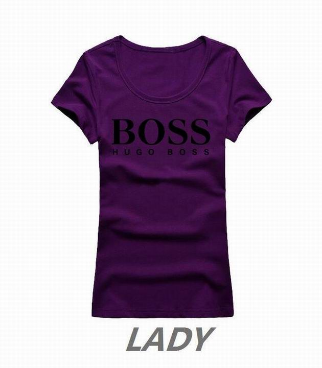 BOSS short round collar T woman S-XL-010